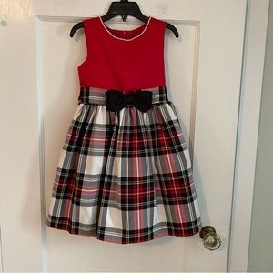 Dorissa NY New With Tags Size 4 Girls Red and Plaid Christmas Dress